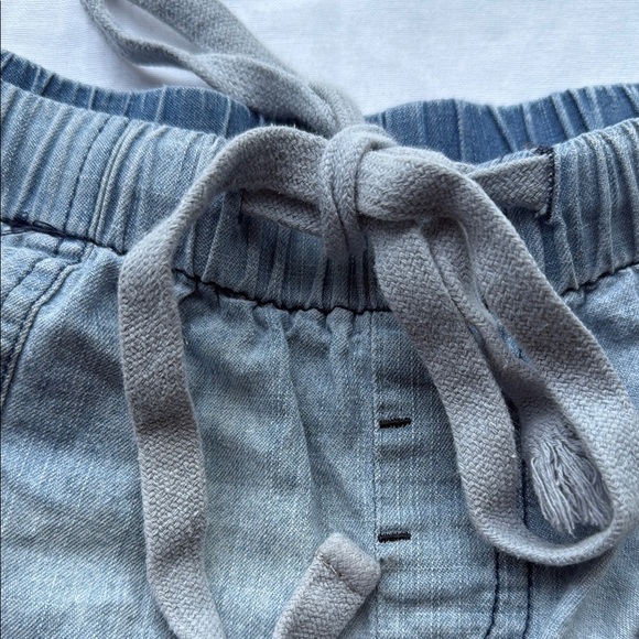 VICI Women’s Blue Jean Shorts with Tie - Picture 2 of 5